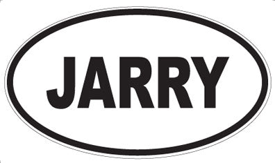 JARRY - Oval Magnet