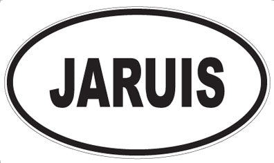 JARUIS - Oval Sticker
