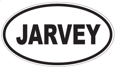 JARVEY - Oval Sticker