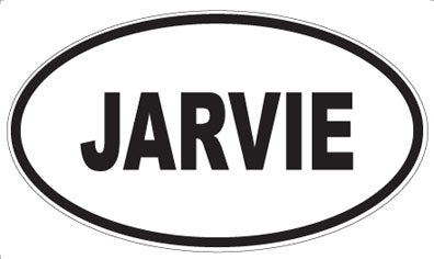 JARVIE - Oval Sticker