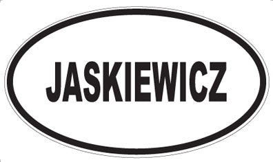 JASKIEWICZ - Oval Magnet