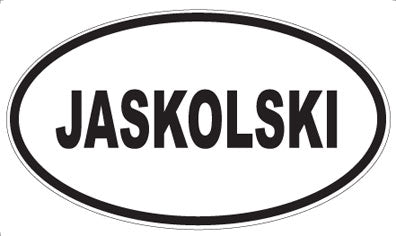 JASKOLSKI - Oval Magnet