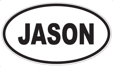 JASON - Oval Magnet