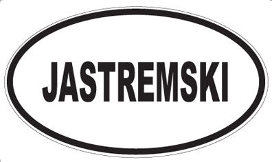 JASTREMSKI - Oval Magnet