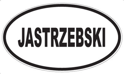 JASTRZEBSKI - Oval Magnet