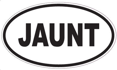 JAUNT - Oval Magnet