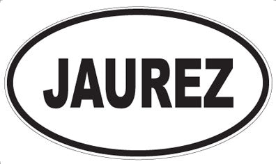 JAUREZ - Oval Magnet