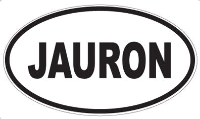 JAURON - Oval Magnet