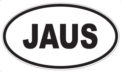 JAUS - Oval Magnet