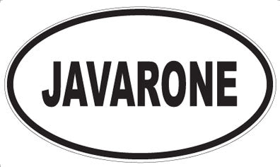 JAVARONE - Oval Magnet