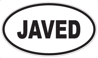 JAVED - Oval Magnet