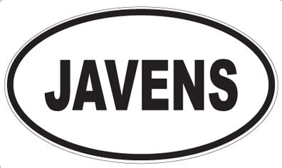 JAVENS - Oval Magnet