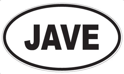 JAVE - Oval Magnet