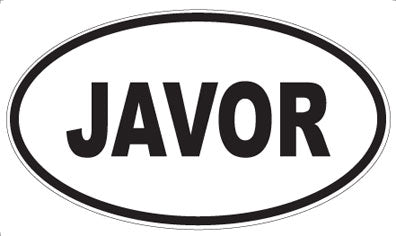 JAVOR - Oval Magnet