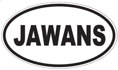 JAWANS - Oval Sticker