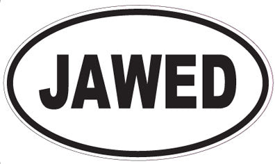 JAWED - Oval Magnet