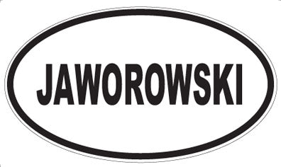 JAWOROWSKI - Oval Magnet