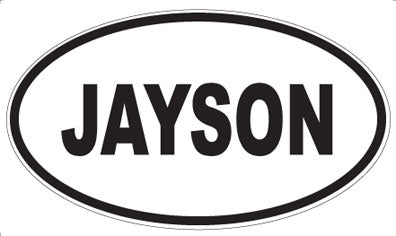 JAYSON - Oval Magnet