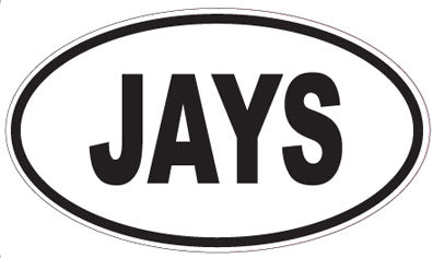 JAYS - Oval Sticker