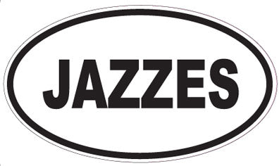 JAZZES - Oval Sticker
