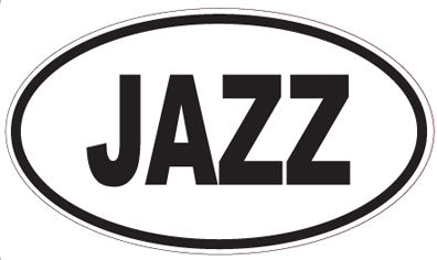 JAZZ - Oval Sticker