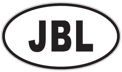 JBL - 3 Letter Initials Oval Magnet