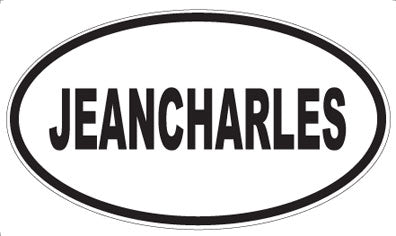 JEANCHARLES - Oval Magnet