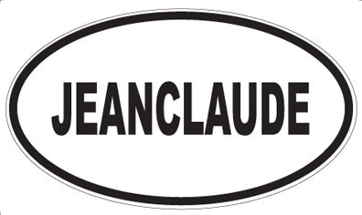 JEANCLAUDE - Oval Magnet