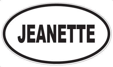 JEANETTE - Oval Magnet