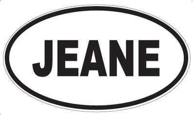 JEANE - Oval Magnet