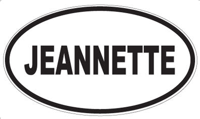 JEANNETTE - Oval Magnet