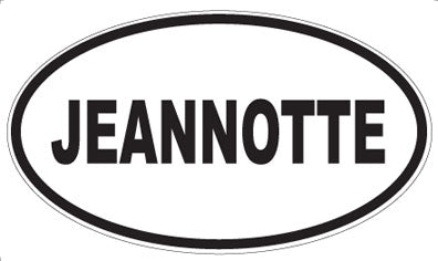 JEANNOTTE - Oval Magnet