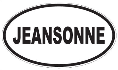 JEANSONNE - Oval Magnet