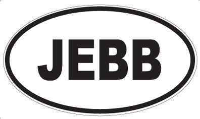 JEBB - Oval Magnet