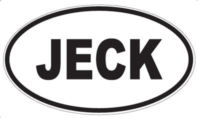 JECK - Oval Magnet