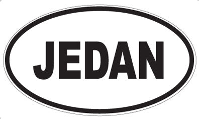 JEDAN - Oval Magnet