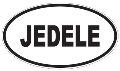 JEDELE - Oval Magnet