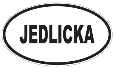 JEDLICKA - Oval Magnet