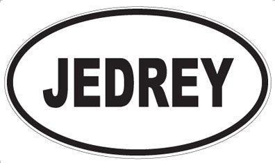 JEDREY - Oval Magnet