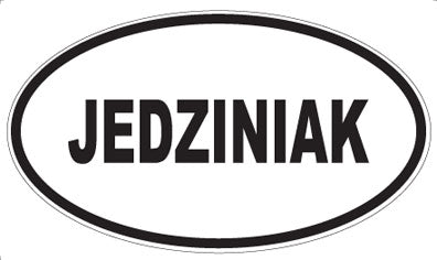 JEDZINIAK - Oval Magnet