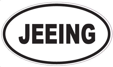 JEEING - Oval Sticker