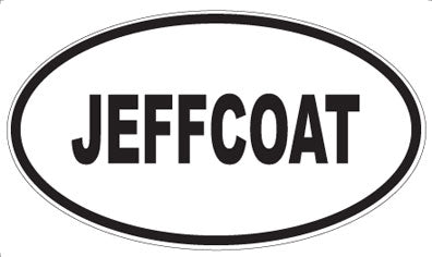JEFFCOAT - Oval Magnet