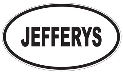 JEFFERYS - Oval Magnet