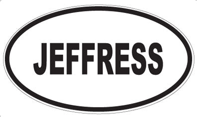 JEFFRESS - Oval Magnet