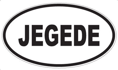 JEGEDE - Oval Magnet