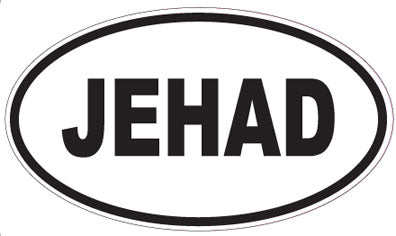 JEHAD - Oval Magnet