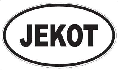 JEKOT - Oval Magnet