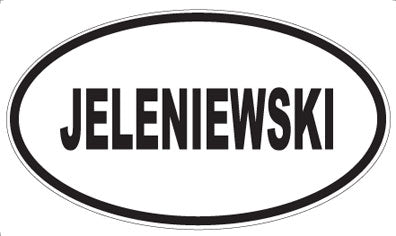 JELENIEWSKI - Oval Magnet