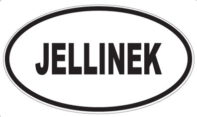 JELLINEK - Oval Magnet