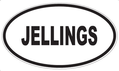 JELLINGS - Oval Magnet